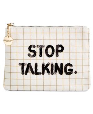 Bow & Drape Stop Talking Pouch