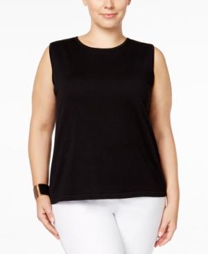 Calvin Klein Plus Size Sweater Shell