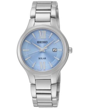 Seiko Women's Solar Stainless Steel Bracelet Watch 29mm Sut209