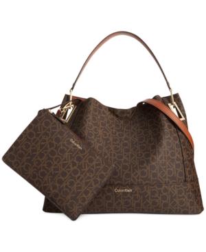 Calvin Klein Reversible Monogram Hobo