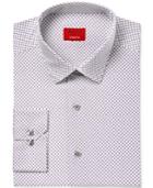 Alfani Men's Slim-fit Stretch Puzzle Print Dress Shirt, Only At Macy's