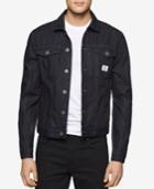 Calvin Klein Jeans Men's Rinse-wash Denim Trucker Jacket