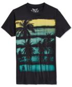 Univibe Men's Sunset Stripe T-shirt