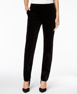 Charter Club Petite Velvet Slim-leg Pants, Only At Macy's