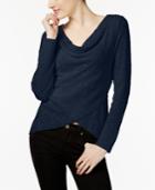 Inc International Concepts Draped Crossover Top, Created For Macy's