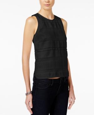 Armani Exchange Sleeveless Textured Top, A Macy's Exclusive