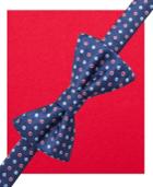 Countess Mara Men's Americana Dotted Pre-tied Bow Tie And Pocket Square Set