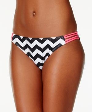 Hula Honey Strappy Chevron Bikini Bottoms Women's Swimsuit