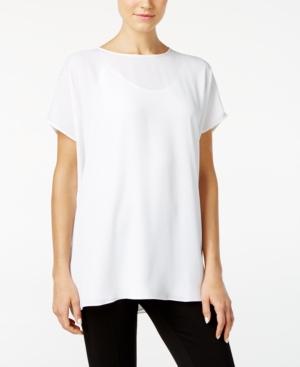 Catherine Catherine Malandrino Terry Cutout-back Blouse