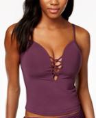 Bleu By Rod Beattie Plunge Push-up Tankini Top Women's Swimsuit