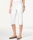 Style & Co. Petite Snap-hem Capri Pants, Only At Macy's