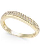 Diamond Wave Band (1/5 Ct. T.w.) In 14k Gold
