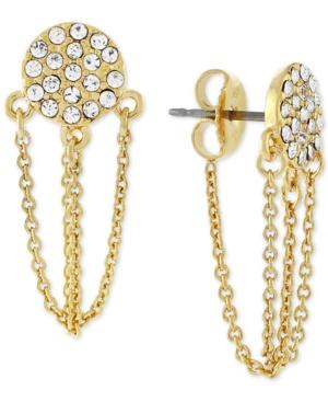 Vince Camuto Pave Chain Stud Earrings