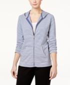 Karen Scott Striped Hoodie, Only At Macy's