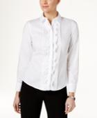Tommy Hilfiger Cotton Ruffled Blouse