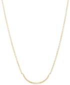 Kenneth Cole New York Curved Diamond Accent Bar Collar Necklace