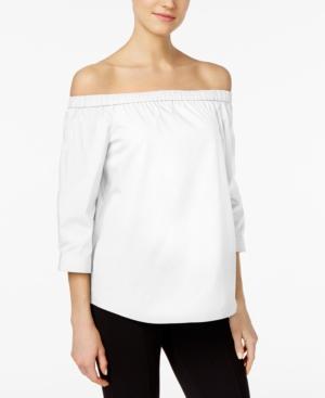 Calvin Klein Cotton Off-the-shoulder Top