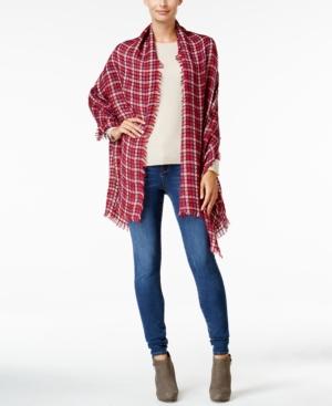 Inc International Concepts Contoured Houndstooth Scarf, Only At Macy's