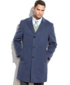 Calvin Klein Coat Solid Plaza Cashmere-blend Overcoat