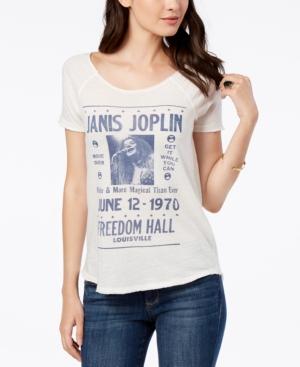 Lucky Brand Cotton Band Print T-shirt