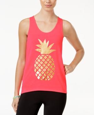 Material Girl Active Juniors' Mesh-back Tank Top, Only At Macy's