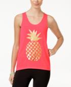 Material Girl Active Juniors' Mesh-back Tank Top, Only At Macy's