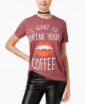Mighty Fine Juniors' Coffee Graphic T-shirt