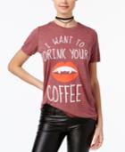 Mighty Fine Juniors' Coffee Graphic T-shirt