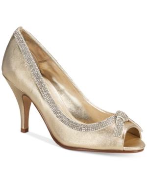 Caparros Glow Peep-toe Evening Pumps Women's Shoes