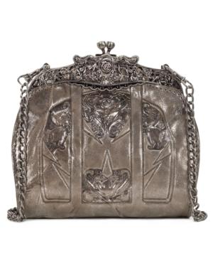 Patricia Nash Glitter Metallic Carmonita Small Frame Clutch