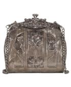 Patricia Nash Glitter Metallic Carmonita Small Frame Clutch