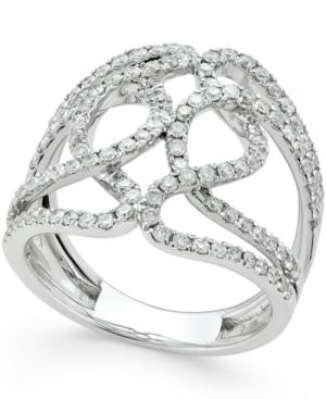 Diamond Wrapped Ring (1 Ct. T.w.) In 14k White Gold