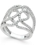 Diamond Wrapped Ring (1 Ct. T.w.) In 14k White Gold