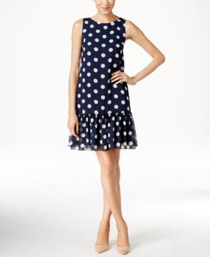 Tommy Hilfiger Polka-dot Shift Dress