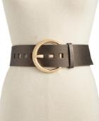 Inc International Concepts Oversized Crescent-buckle Belt, Created For Macy's
