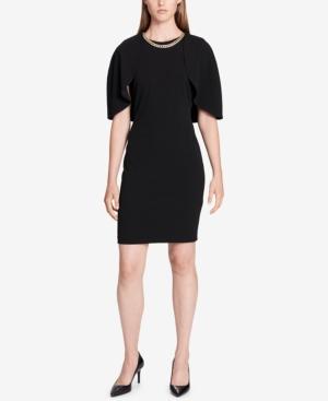 Calvin Klein Attached-cape Dress