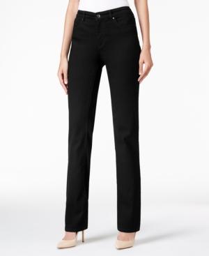 Charter Club Petite Lexington Embellished Straight-leg Jeans, Only At Macy's