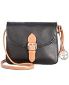 Giani Bernini Leather Conflap Crossbody, Created For Macy's