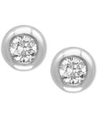 Effy Diamond Bezel Stud Earrings (3/8 Ct. T.w.)