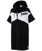 Puma Archive Half-zip Relaxed French Terry Hoodie Dress
