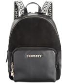 Tommy Hilfiger Corporate Highlight Leather & Suede Backpack