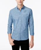 Wht Space By Shaun White Men's Printed Chambray Shirt