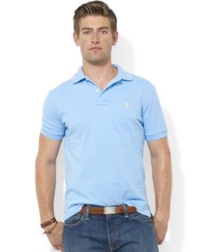 Polo Ralph Lauren Men's Custom Fit Cotton Mesh Polo
