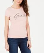 Guess Reflective-sequin Graphic T-shirt