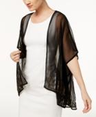 Inc International Concepts Draped Beaded Sequined Kimono, Created For Macy's