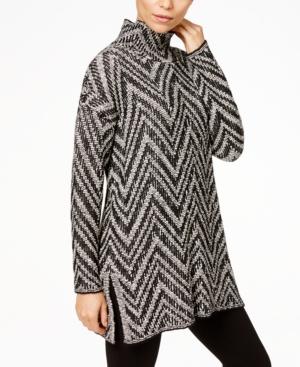 Eileen Fisher Mock-neck Tunic Sweater
