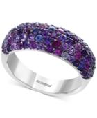Splash By Effy Purple Sapphire Pave Ring (2-3/8 Ct. T.w.) In Sterling Silver