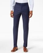 Tommy Hilfiger Men's Modern-fit Flex Stretch Light Navy Sharkskin Suit Pants