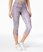 Ideology Space-dyed Cutout Cropped Leggings, Created For Macy's