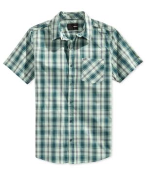 Hurley Men's Franco Plaid Short-sleeve Shirt